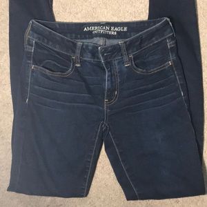 American Eagle dark blue jegging